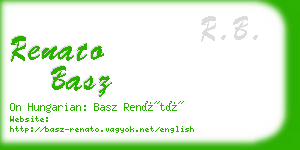 renato basz business card